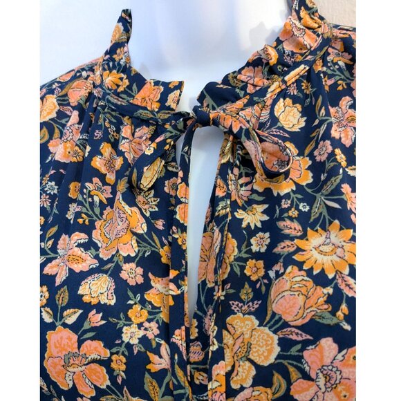 Levi's Floral Print Long Sleeve Casual Dress Size XS - Picture 5 of 12
